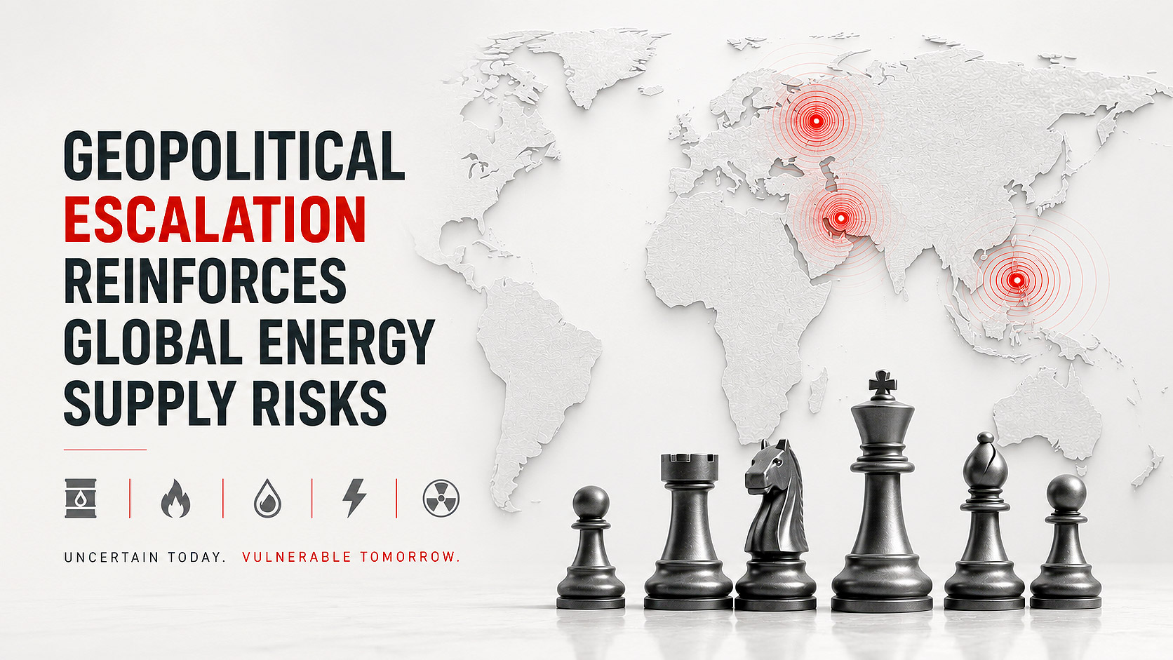 GEOPOLITICAL ESCALATION REINFORCES GLOBAL ENERGY SUPPLY RISKS